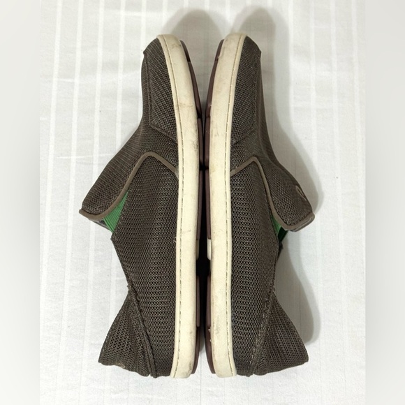 Olukai Nohea Mesh Slip On Shoes Loafers Sneakers Brown Men’s Size 8 - Picture 12 of 15